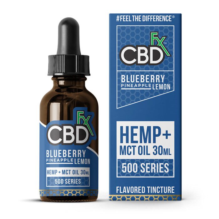 CBDfx Blueberry-Pineapple-Lemon CBD Oil Tincture