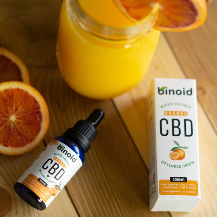 Water-Soluble CBD Drops - Orange