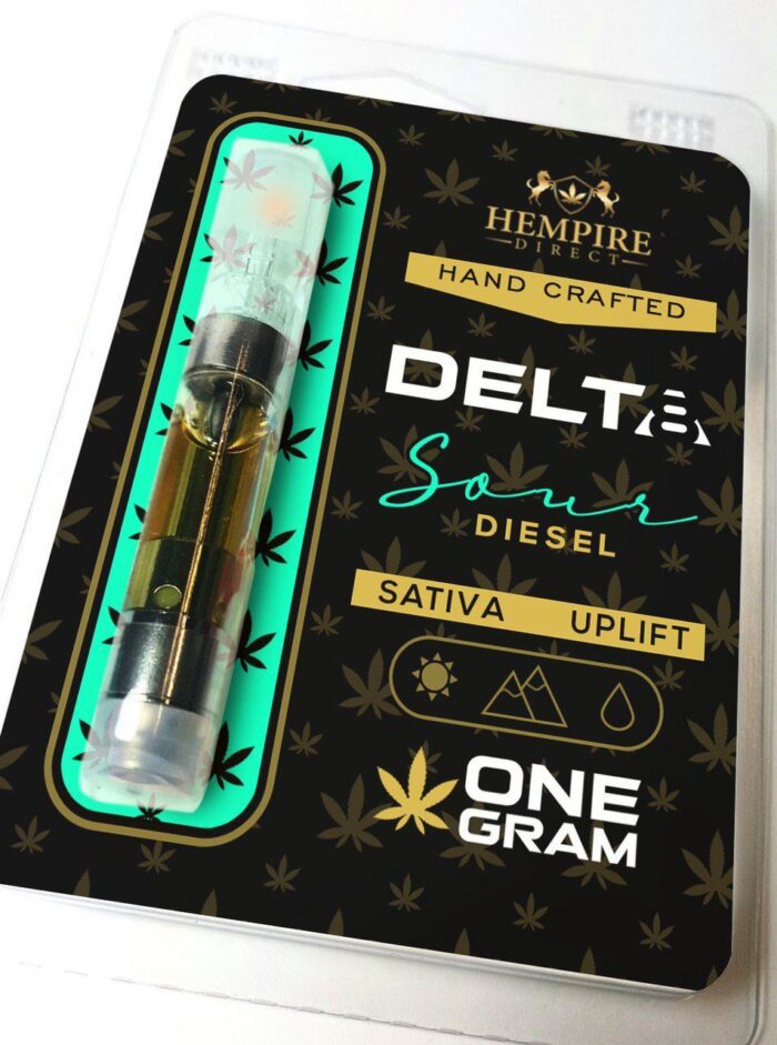 Delta 8 THC Vape Cartridge - Sour Diesel - Hempire Direct