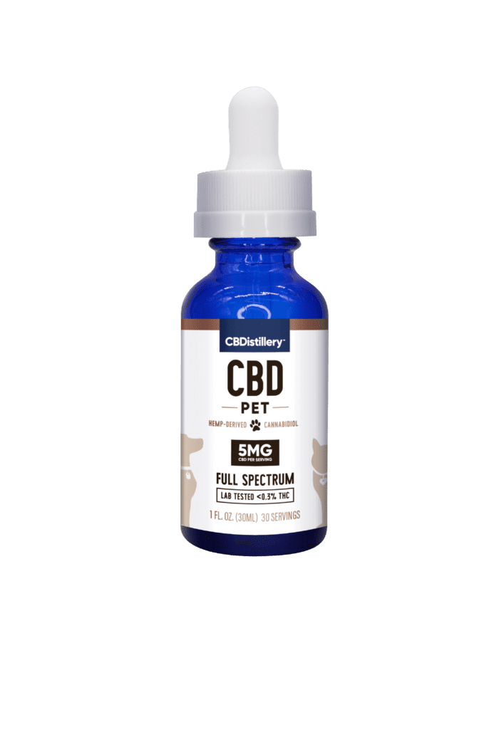 CBDistillery CBD Pet Oil Tincture (150mg, 600mg)