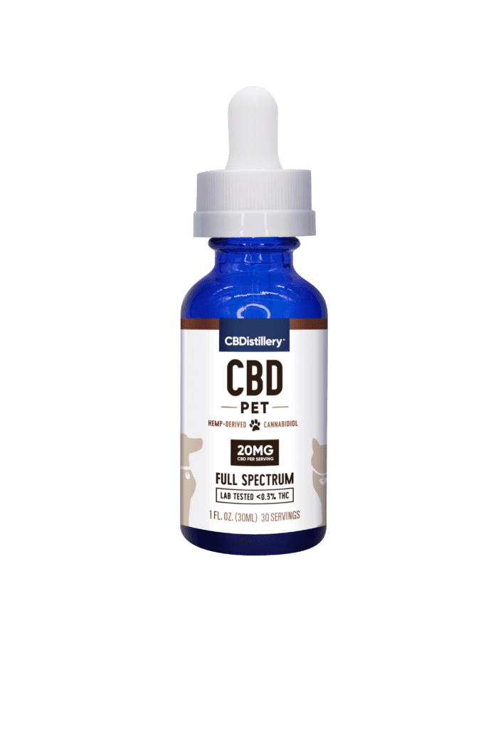 CBDistillery CBD Pet Oil Tincture (150mg, 600mg)