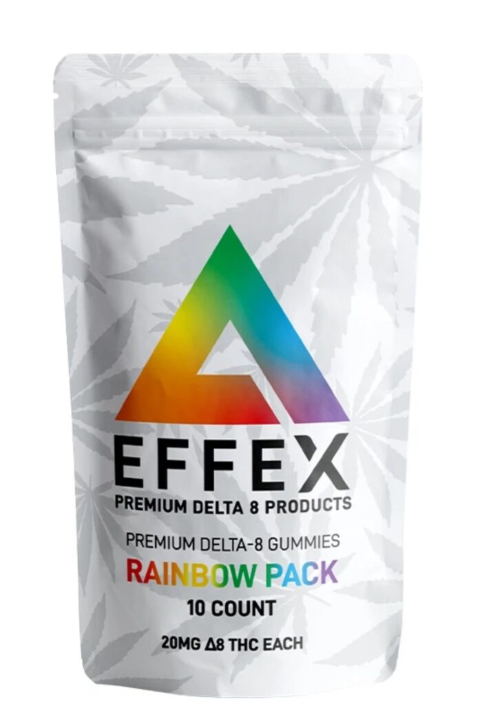 Delta Effex Delta 8 THC Gummies 200mg Rainbow Pack