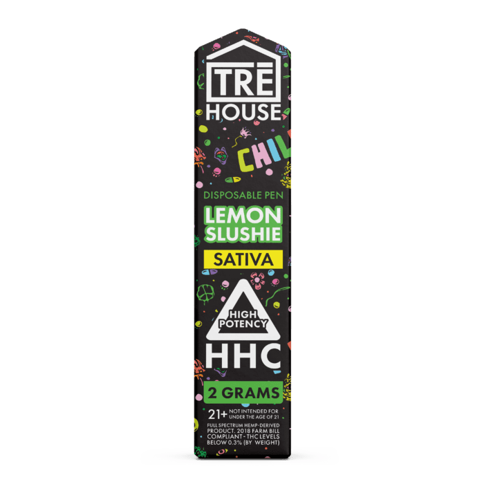 HHC Disposable 2 Gram Trehouse Lemon Slushie Sativa Buy Online For Sale Best Price How To Get