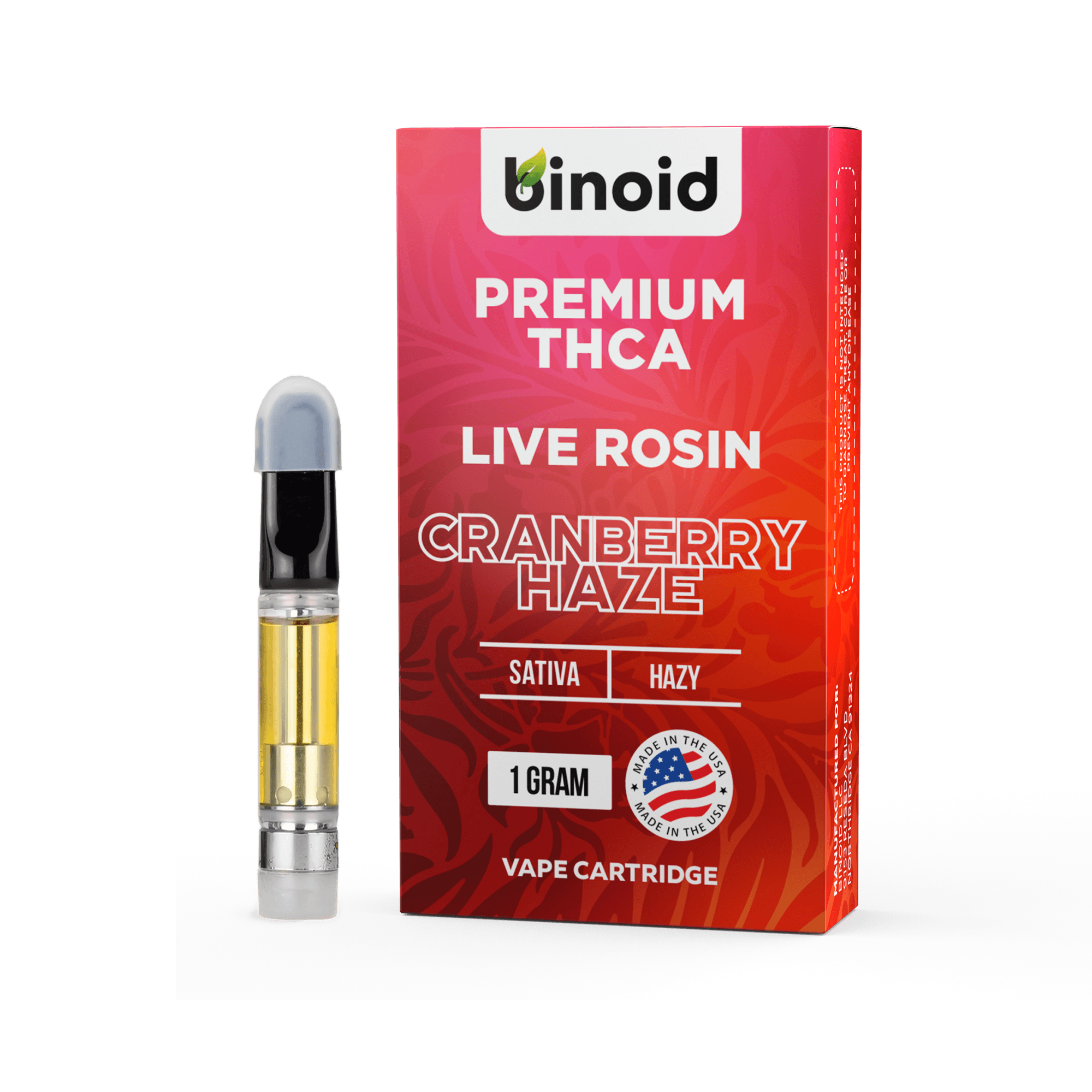 THCA Vape Cartridge - Live Rosin