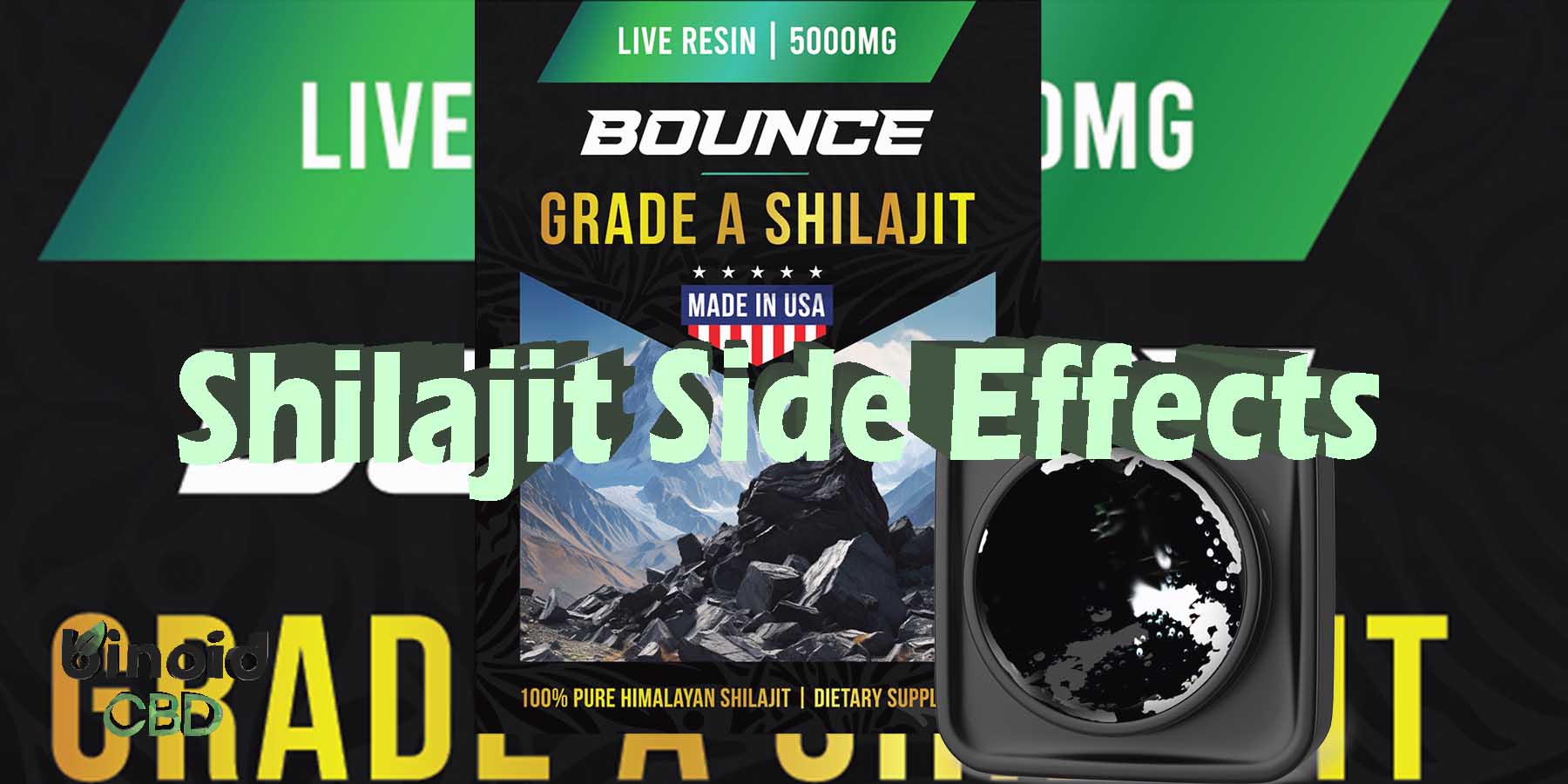 Shilajit Side Effects Himalayan Shilajit Resin Grade A Pure Himalayan Shilajit 5000mg 100 Natural For Sale Online Binoid Best Brand