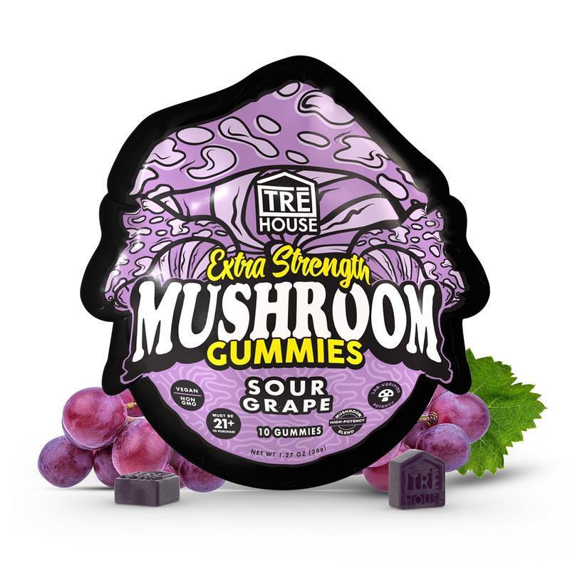 trehouse product mushroomgummies extrastrength sourgrape GetNearMe LowestCoupon DiscountStore Shoponline Where to Buy StrongestSmoke.